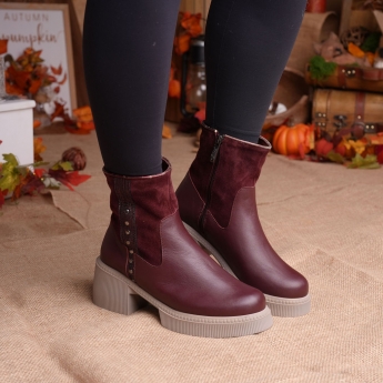 Дизайнерски боти -Burgundy Rise - 680-20 - 