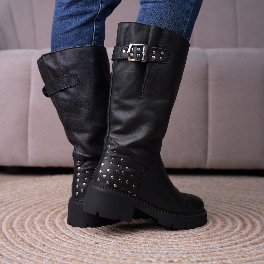 Дизайнерски ботуши - Studded Night -782-24-